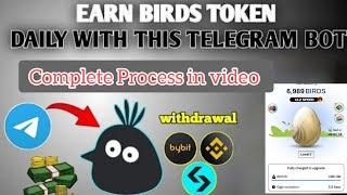 Birds Airdrop Mining App on Telegram | How To start Earning With birds? Complete Process in video |