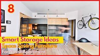 Creative & Smart STORAGE Ideas For Your SMALL Apartment | Space Saving Furniture!