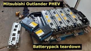 Mitsubishi Outlander PHEV batterypack teardown