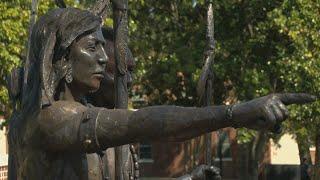 Choctaw, Chickasaw unveil new statue at Southeastern Oklahoma