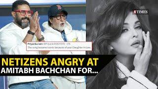 Miffed Aishwarya Rai fans school Amitabh Bachchan for this reason; call him 'supporting dancer in..'