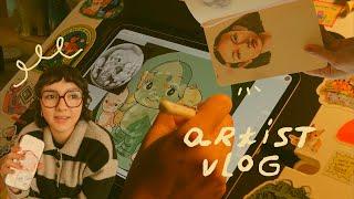 art vlog: when motivation and inspiration gets hard