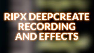 RipX DeepCreate Audio Recording And Effects