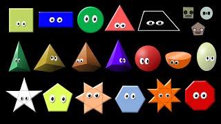 What Shape Is It? Collection - Shapes Song - The Kids' Picture Show (Fun & Educational)