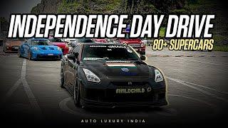 INDIA S BIGGEST SUPERCAR RALLY || 80+ SUPERCARS ON MUMBAI ROADS