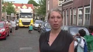 Haarlemmers demonstreren om vrachtwagens door smalle straat te laten rijden (NH) | 023 Weekoverzicht