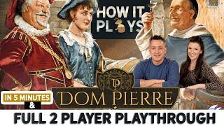 Dom Pierre Boardgame Playthrough Preview