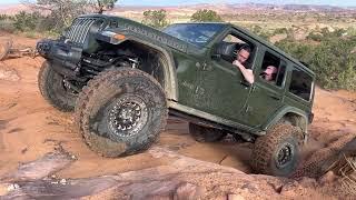 Jeep Wrangler 392 on Fins & Things in Moab with Hoopers Overland Adventures