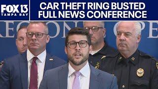 Undocumented immigrants charged in Florida car theft ring: Full news conference