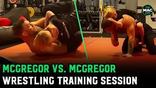 Conor McGregor vs. Conor McGregor Jr. Wrestling Training