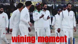 Winning moment of semifinalYaripora#cricket@Cricinfo kashmir