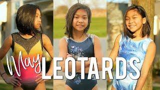 FIRST IMPRESSIONS For 3 LEOS in my Gymnastics Leotard Collection | May 2018 Leotard Haul