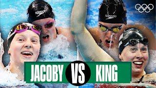 Lydia Jacoby  Lilly King - 100m breaststroke | Head-to-head