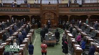 9AM EDT: Ontario government delivers throne speech