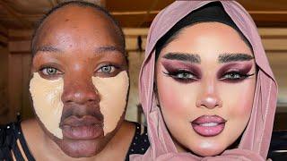 Unbelievable Gele ️‍️ And Makeup Transformation I Makeup Tutorial ️ 