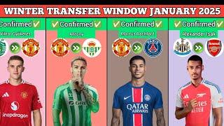 THE LATEST CONFIRMED TRANSFER NEWS AND RUMOURS TRANSFERS 2025|Antony,Isak,Gyökeres,Rashford