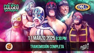 CMLL DESDE LA ARENA COLISEO DE GUADALAJARA: 11 DE MARZO 2025