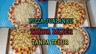 AKU KASIH TAU BUAT PEMULA YG INGIN MEMBUAT PIZZA //TANPA MIXER//MUDAH  BUATNYA