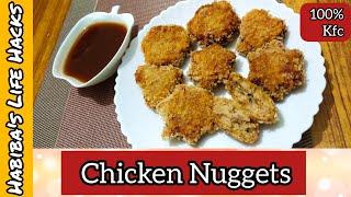 Chicken Nuggets |Quick & Easy |Tiffin box |Kids Special |Habiba's Kitchen