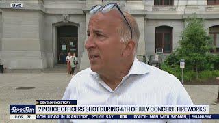 Philadelphia Councilmember Mark Squilla reacts to 4th of July shooting in Philadelphia that injured