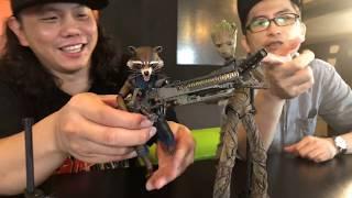 TOYSTV S7 EP1 P5「爆玩具」Hot Toys 1/6 Avengers Infinity War: Groot & Rocket Unbox