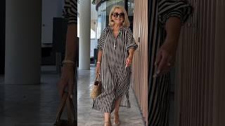 Chic & Causal outfits for mature women over 50 #style #fashiontrends #fashion #seniorstyle