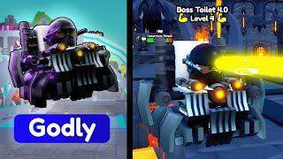 I Summoned The GODLY Boss Toilet! (Toilet Tower Defense)