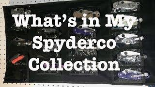 What's in my Spyderco Collection