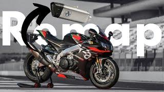 Aprilia RSV4 1100 Factory Dyno Remap OEM Akrapovic to Arrow |TBR Performance Workshop Diaries Part 3