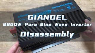 Disassemble the Giandel inverter and check the fuse.