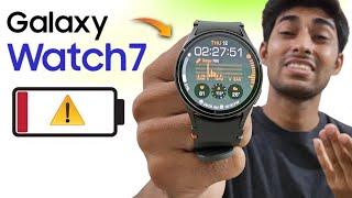 Galaxy Watch 7 Battery Life ️ Galaxy Watch 7 Battery Backup