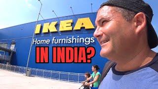 Swiss Family Visits IKEA In INDIA  HITEC CITY In HYDERABAD