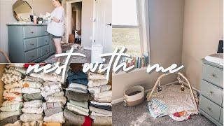 nest with me: nursery organization | first time mom