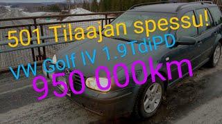 Vw Golf IV Tdi 950 000km & 501 tilaajan spesiaali !