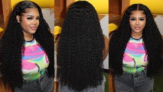 30 Inch Voluminous Curly Wig Install | BEST BOMB CURLY WIG| WESTKISS HAIR