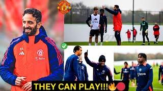 BREAKINGRuben Amorim's SHOCKING MASTERPLAN in FIRST Man Utd Training