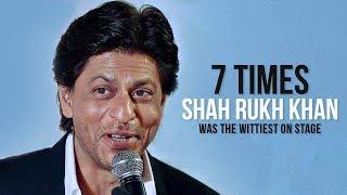 7 Times Shah Rukh Khan Was The Wittiest On Stage | SRK Filmfare | Yale University | CNN News18