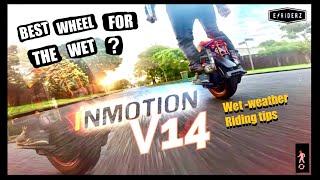 THE MOST CAPABLE WET WEATHER EUC? INMOTION V14 - Heavy rain test & basic wet weather riding tips.