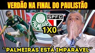 PALMEIRAS ESTÁ NA FINAL DO PAULISTÃO! PALMEIRAS 1X0 SÃO PAULO! NOTICIAS DO PALMEIRAS HOJE