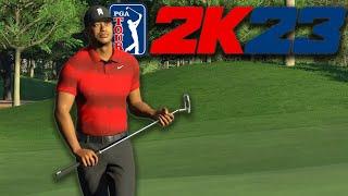 Tiger Woods at TPC Sawgrass - PGA Tour 2K23 Gameplay