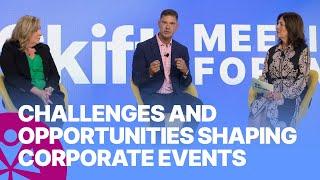 Nicola Kastner and Rob Adams at Skift Meetings Forum 2024