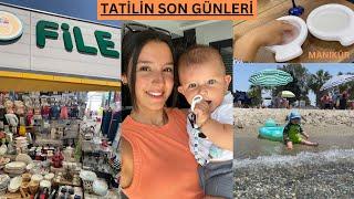 TÜRKİYEDE SON GÜNLERİMİZ DENİZE GİTTİKMANİKÜRFİLE MARKET