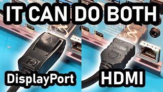 A DisplayPort Port That You Can Plug HDMI Into