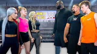 Boys VS Girls! Ninja Kidz, WWE Showdown!