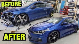 My Damaged VW Scirocco is repaired.