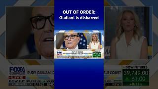Rudy Giuliani disbarred in New York as court finds he repeatedly lied about 2020 election #shorts