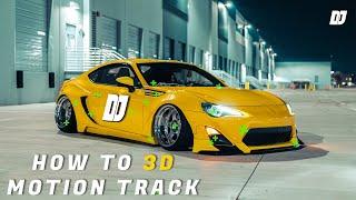 How To 3D Motion Track in 1 Minute