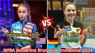 Savannah Easton VS Pia Filler | WPBA Borderline Brunswick Invitational 2024