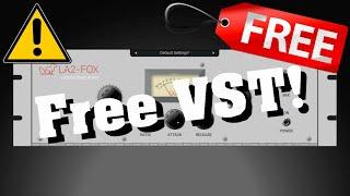 【New Free VST!】Best Free Teletronix LA-2A Compressor Plugin? LA2-FOX by Lotus Sound Audio