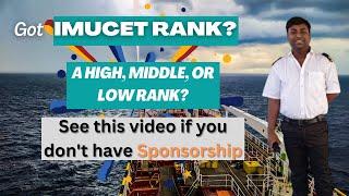 Got IMUCET RANK?? || A high, middle, or low rank? See this video if you don't have SPONSORSHIP.